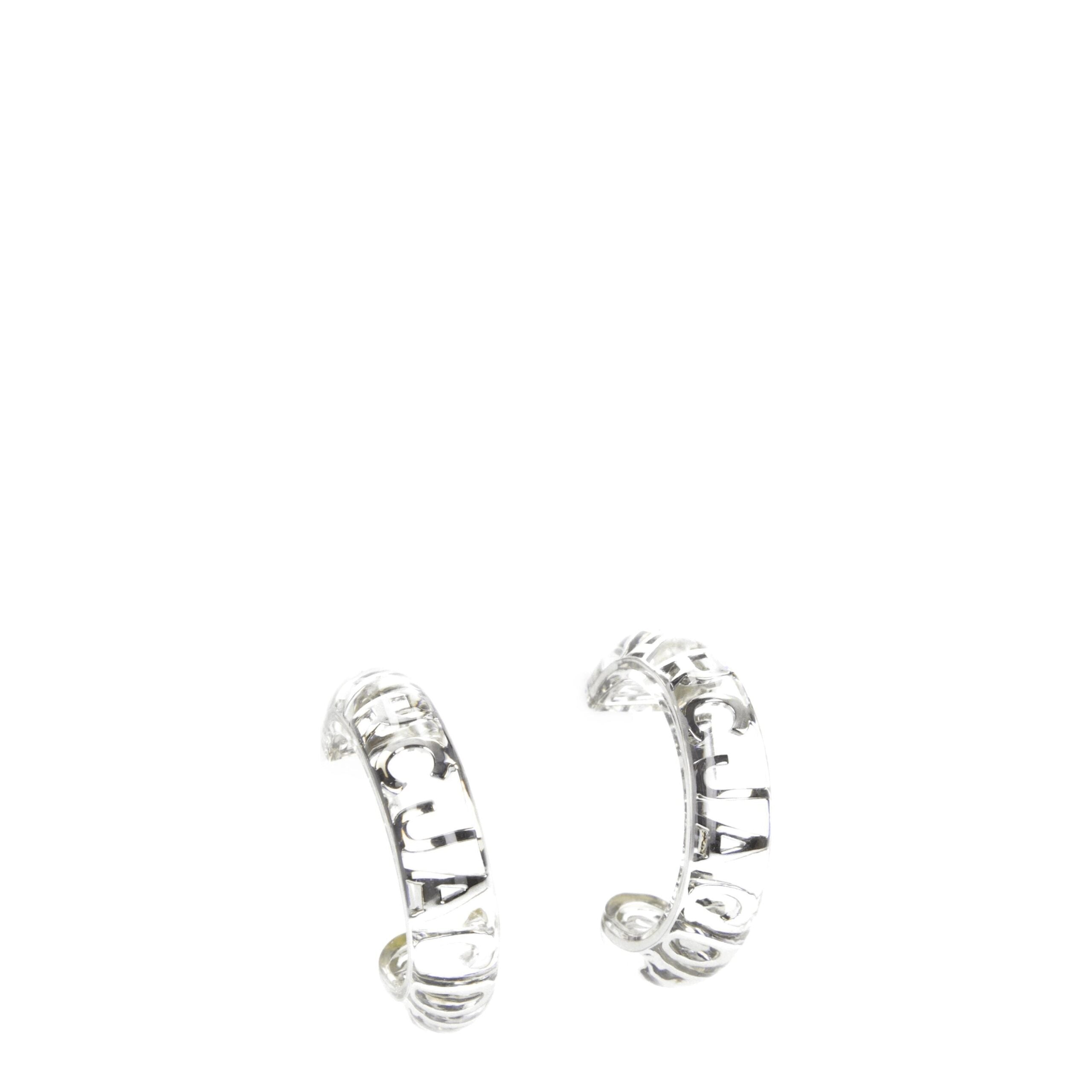 Marc Jacobs Transparent Plastic Earrings